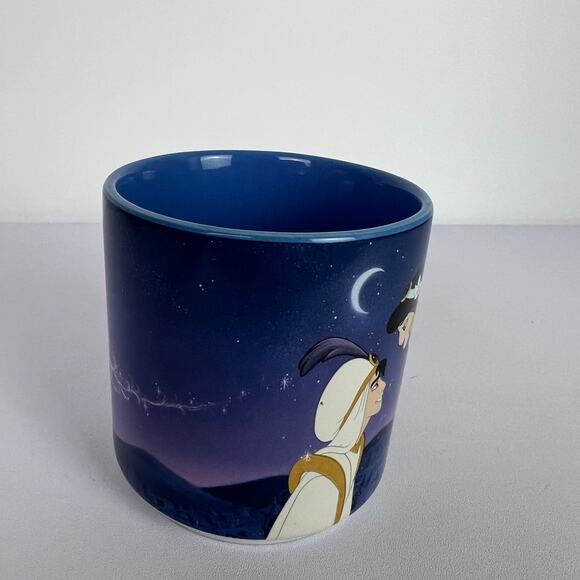 Disney Store Aladdin Coffee Cup Mug Animated Movie 90’s Genie Blue - Picture 2 of 12